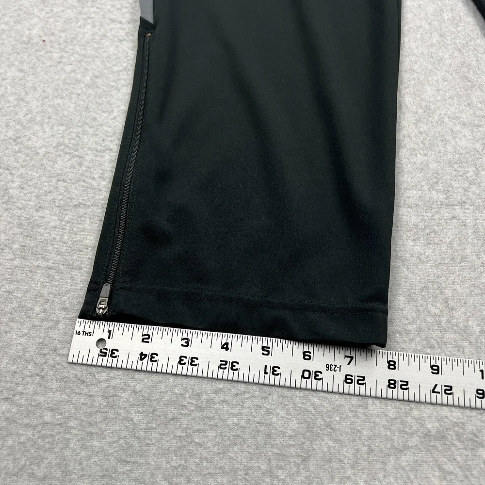 Nike‎ Track Pants Men's Medium Black Warm Up Lined Ankle Zip Gym Training Retro